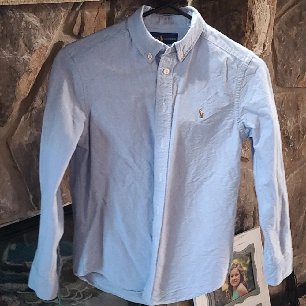 Ralph Lauren Light Blue Button-Down Shirt
